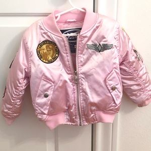 Pilot bomber jacket